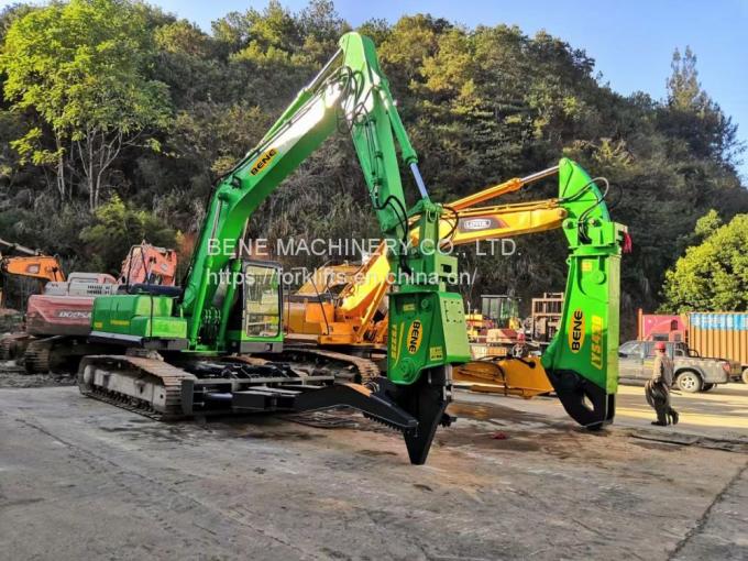 Accesorio de excavadora cisalladora hidráulica rotativa de metal cisalladora de demolición para excavadoras CAT SANY de 6T a 50T