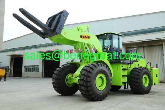 China. Cargador de horquillas BENE de 40 toneladas, cargador de horquillas de 42 toneladas con motor Cumins para elevación en cantera de piedra proveedor