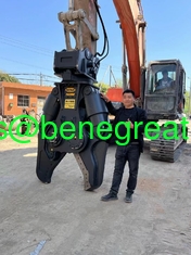 China. 6-50T excavator attachment construction machinery parts rotary hydraulic scrap shear metal shear Demolition shear steel proveedor