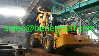 China. Railroad Car Dumper for 20ft container Chinese BENE 40ton to 42ton fork loader for 24ft container unloading proveedor