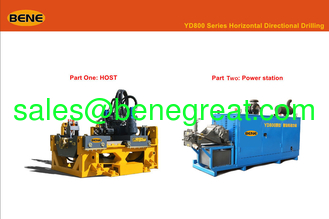 China. BENE YD800 taladro direccional horizontal para el trabajo de espacio limitado máquina HDD VS XCMG XZ320 proveedor