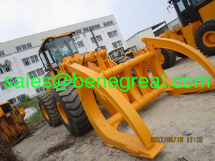 China. BENE brand 6ton wheel loader with log clamp 10ton load capacity Cummins engine proveedor