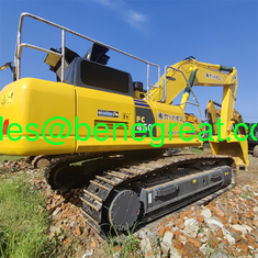 China. 8 rodillos de pista Excavadora usada/de segunda mano 9.7m excavar alcanza motor Komatsu SAA6D125E-5 proveedor