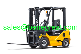 China. BENE montacargas diésel de 3 toneladas con motor Isuzu proveedor