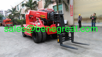 China. 2.5ton to 12ton telehandler 3 ton telescopic forklift 4ton 4X4 WD all terrain forklift proveedor