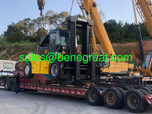Carretilla elevadora diésel BENE de 25 toneladas, apilador de alcance para contenedores de 25 a 28 toneladas/30 toneladas con motor Cummins proveedor