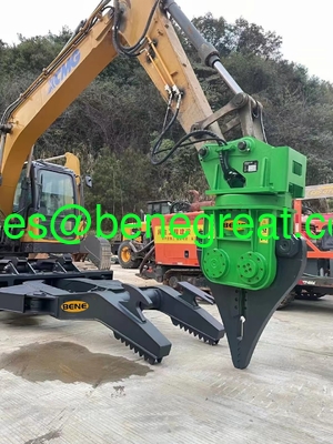 Accesorio de excavadora cisalladora hidráulica rotativa de metal cisalladora de demolición para excavadoras CAT SANY de 6T a 50T proveedor