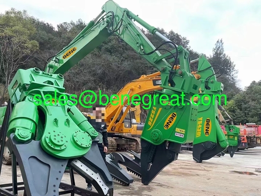 Accesorio de excavadora cisalladora hidráulica rotativa de metal cisalladora de demolición para excavadoras CAT SANY de 6T a 50T proveedor