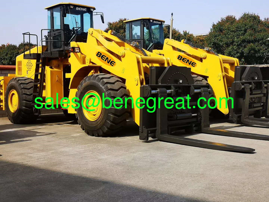 Railroad Car Dumper for 20ft container Chinese BENE 40ton to 42ton fork loader for 24ft container unloading proveedor