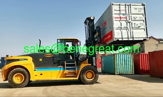 Camioneta elevadora FD300 de 6,5 metros de radio de giro Camión elevador diésel con cambio lateral y tenedor de 2500 mm proveedor