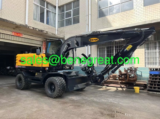 Excavadora de 12 toneladas con bomba hidráulica Excavadora de 12 toneladas con motor YUCHAI proveedor