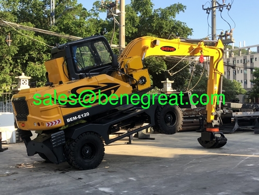 Excavadora de 12 toneladas con bomba hidráulica Excavadora de 12 toneladas con motor YUCHAI proveedor