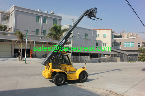 3Camioneta telescópica de 3,5 toneladas, manipuladora a distancia de 3,5 toneladas, para todo terreno, con motor Cummins. proveedor