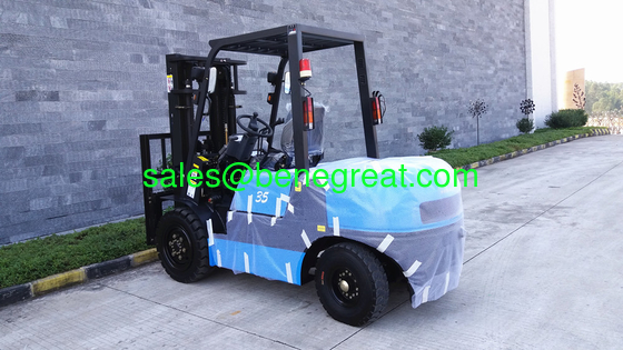 3Camión elevador diésel de 5 toneladas con motor Isuzu, camión elevador de 3,5 toneladas con transmisión hidráulica proveedor