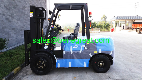 3Camión elevador diésel de 5 toneladas con motor Isuzu, camión elevador de 3,5 toneladas con transmisión hidráulica proveedor