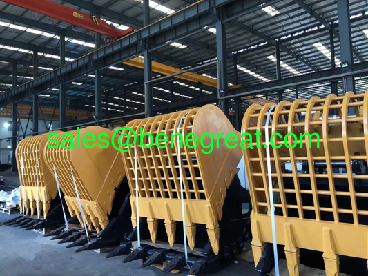 Excavator rock sieve bucket Skeleton buckets with NM400 steel proveedor