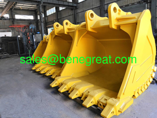 Cubo de excavadora de 600 kg de capacidad fija con pines 42CrMo tratados térmicamente proveedor