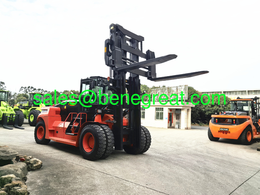 Camión elevador de 30 toneladas BENE con motor Cummins de 178 kW con transmisión de potencia hidráulica Camión elevador de carga pesada diesel proveedor