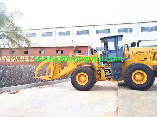 Lonking LG850 wheel Loader 5ton wheel loader with log grapple proveedor