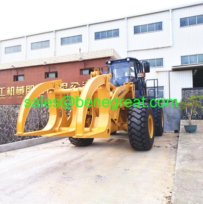 Lonking LG850 wheel Loader 5ton wheel loader with log grapple proveedor
