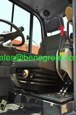 Excavadora de ruedas de 6t/7T/8T/9T con cubo de 0,28cbm Excavadora de ruedas de 7t con agarre de troncos para la carga de madera proveedor