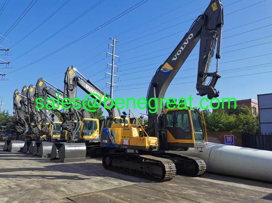 Excavadora EC210 usada 263KW 21,5 toneladas 9,7 metros alcance de excavación proveedor