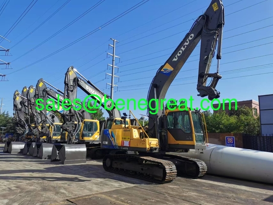 Excavadora VOLVO EC210 usada 263KW 21,5 toneladas 9,7 metros alcance de excavación proveedor