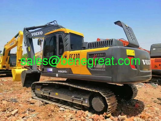 Excavadora EC210 usada 263KW 21,5 toneladas 9,7 metros alcance de excavación proveedor