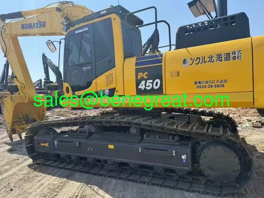 6.7 metros de profundidad de excavación excavadora PC450 de segunda mano con 263 kW de potencia tanque de combustible 350L proveedor