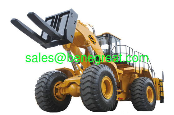 Cargador de horquilla BENE de 45 toneladas, cargador de carretilla elevadora de 45 toneladas con motor Cummins para cantera de piedra proveedor