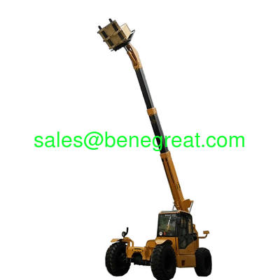 2.5 toneladas a 12 toneladas de manipulador de teletrabajo 3 toneladas telescópico montacargas 4 toneladas 4X4 WD todo terreno montacargas proveedor