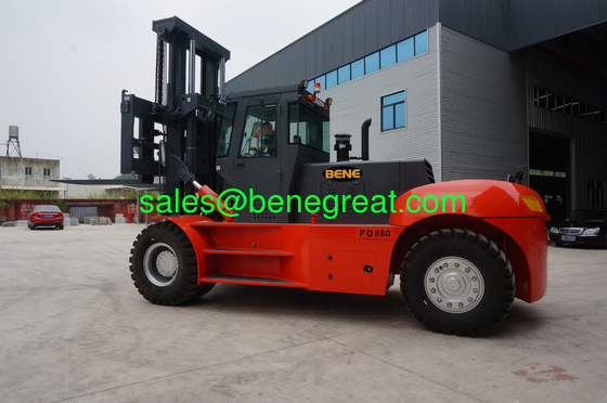 Fábrica china de carretillas elevadoras de carga pesada de 25 a 28 toneladas/contenedor de 30 toneladas con motor Cummins proveedor