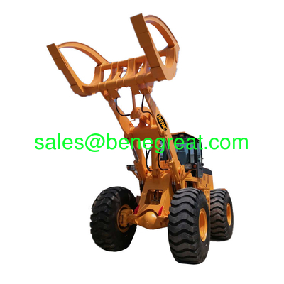 Venta en caliente BENE cargador de uva atv log con motor Cummins 8t/10t/12t15t cargador de ruedas con sujetadores proveedor