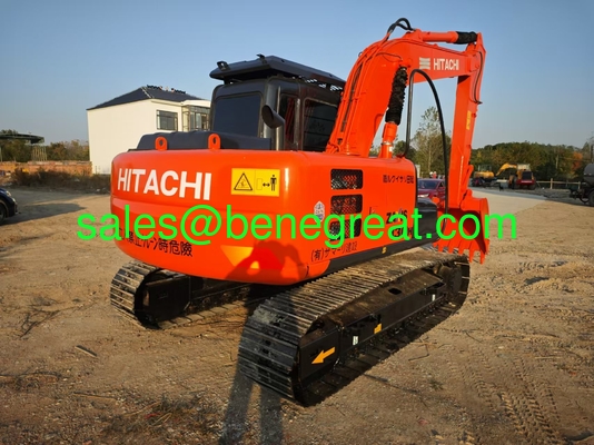 Excavadora HITACHI de segunda mano para la venta Usada de color rojo HITACHI ZX130H Excavadora con 1225 horas proveedor