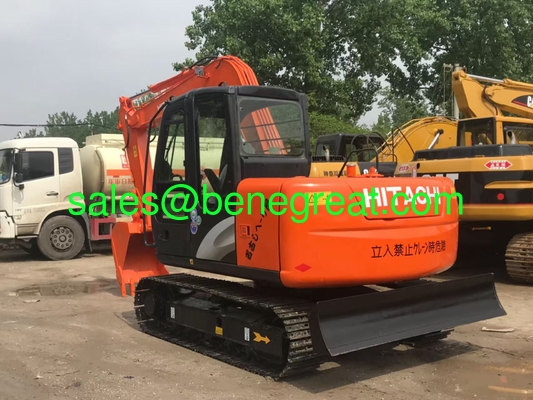 Excavadora usada HITACHI ZX70 con 55KN fuerza de excavación 6400kg peso operativo y 565 horas de trabajo para la venta proveedor