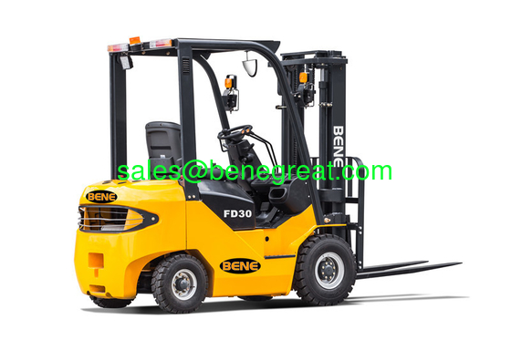 BENE montacargas diésel de 3 toneladas con motor Isuzu proveedor