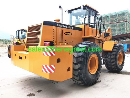 Chinese 23ton forklift loader 23ton diesel forklift 23ton wheel loader with Cummins engine for sale proveedor