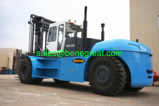 Camión elevador de 35 toneladas FD350 con capacidad de carga de 35000kg Camión elevador de 35 toneladas CPCD350 con transmisión ZF proveedor