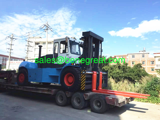 Camión elevador de 35 toneladas FD350 con capacidad de carga de 35000kg Camión elevador de 35 toneladas CPCD350 con transmisión ZF proveedor