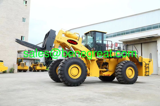 Cargador de horquilla BENE de 45 toneladas, cargador de carretilla elevadora de 45 toneladas con motor Cummins para cantera de piedra proveedor