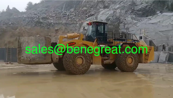 Capacidad de elevación BENE 50 Cargador frontal para altura de elevación de 3200 mm vs cargador de ruedas Volvo L350H proveedor