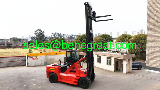 BENE 42 toneladas de contenedor con caja de engranajes ZF 42 toneladas de contenedor de elevadores de forceta VS SOCMA 45 toneladas de contenedor de elevadores de forceta proveedor