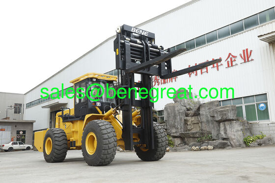Carretilla elevadora todoterreno BENE de 20 toneladas 4x4 para terrenos difíciles con capacidad de carga de 20000 kg proveedor