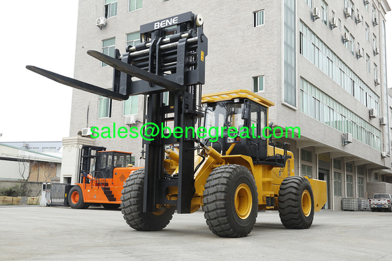 Venta de carretillas elevadoras para todo tipo de terreno de 20 toneladas 4x4 carretillas elevadoras para terreno accidentado con motor Cummins proveedor