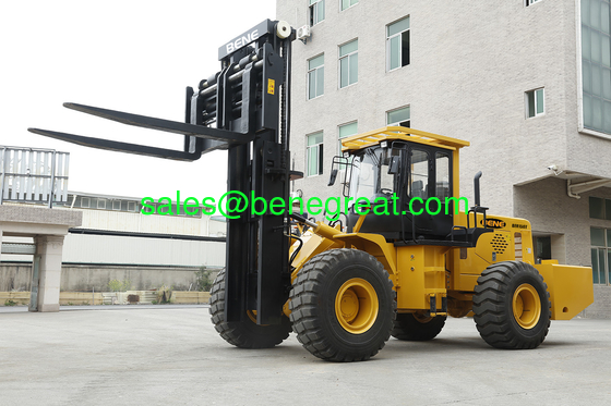 Chinese 15ton 16ton all terrain forklift 16ton 4x4 articulated forklift rough terrain with triplex mast cheap price proveedor