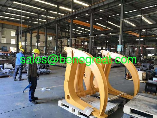 Cat cargador de ruedas delanteras de fijación de registro de agarre pinza de madera para cargadores de ruedas v0lv0 proveedor