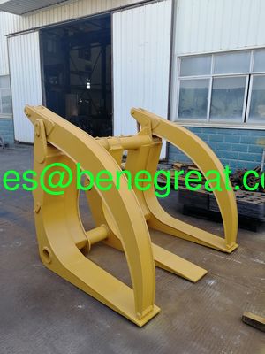 Cat cargador de ruedas delanteras de fijación de registro de agarre pinza de madera para cargadores de ruedas v0lv0 proveedor