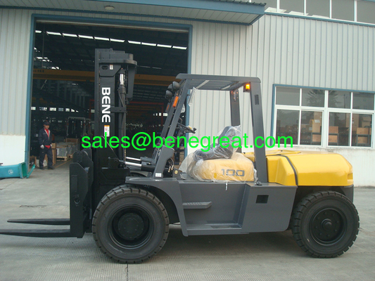 BENEN 10 ton forklift truck VS TCM 10 ton diesel forklift with ISUZU 6BG1 engine proveedor