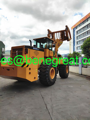 Cargador de madera de 5 a 25 toneladas con motor Cumins Cargador de ruedas de 8 toneladas/10 toneladas/12 toneladas15 toneladas con sujetadores proveedor