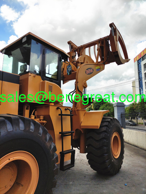 8 ton to 15 ton load capacity log loader BEM15-J wheel loader with wood clamp for sale proveedor